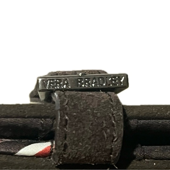 Vera Bradley Colorful Quilted Patterned Cream & Brown Wallet - Picture 10 of 11